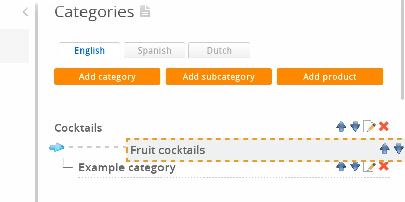 Sorting categories