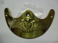 090238 Brass plated front fender tip