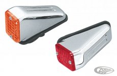 160077 Wedge light with red lens