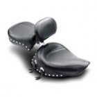79109 Dyna 1996-2003 Wide Studded Solo with Driver Backrest