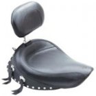 79338 Dyna 2004-2005 Wide Studded Solo with Driver Backrest