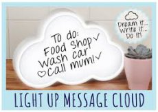 Light Up Message Cloud